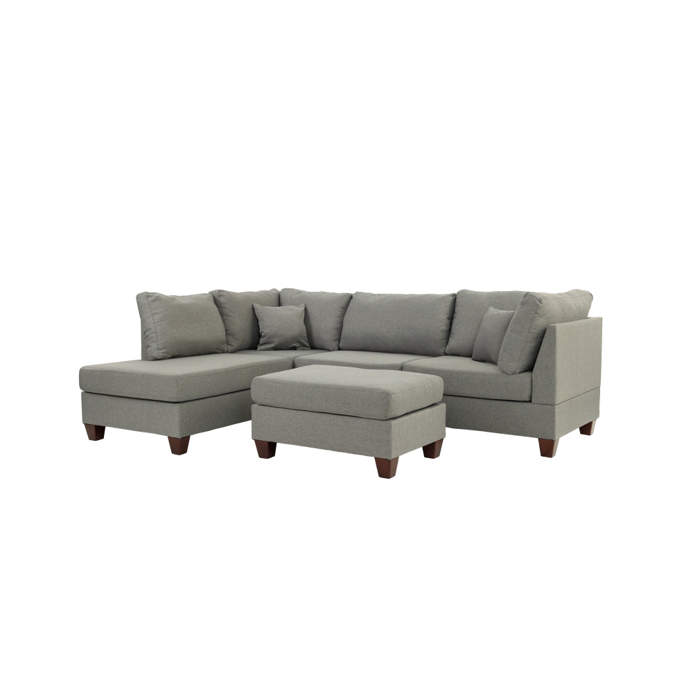 3-PC SECTIONAL in Gray