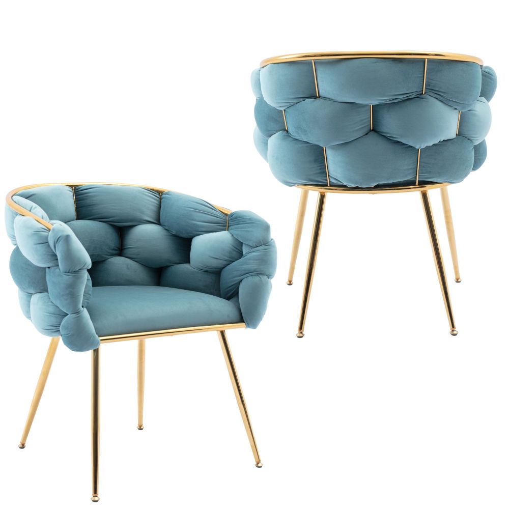 Luxury modern simple leisure velvet single sofa chair bedroom lazy person household dresser stool manicure table back chair gray