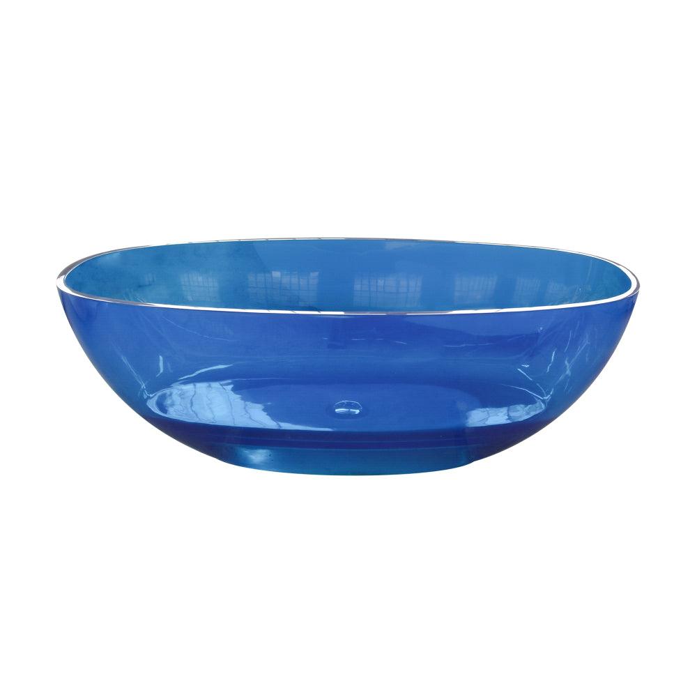 64 inch freestanding solid surface soaking bathtub for bathroom