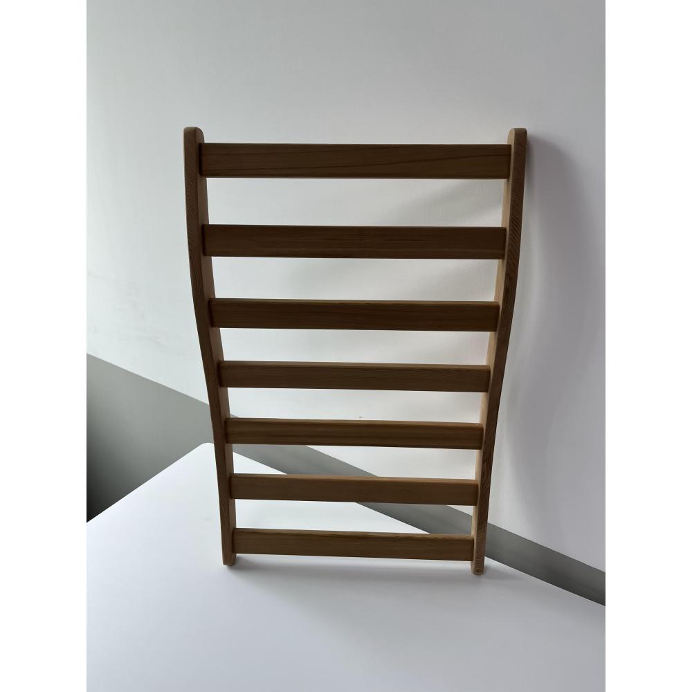 S-Shape Sauna Backrest-Ergonomic Sauna Chair with Backrest for Sauna Room