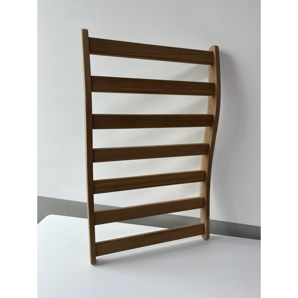 S-Shape Sauna Backrest-Ergonomic Sauna Chair with Backrest for Sauna Room