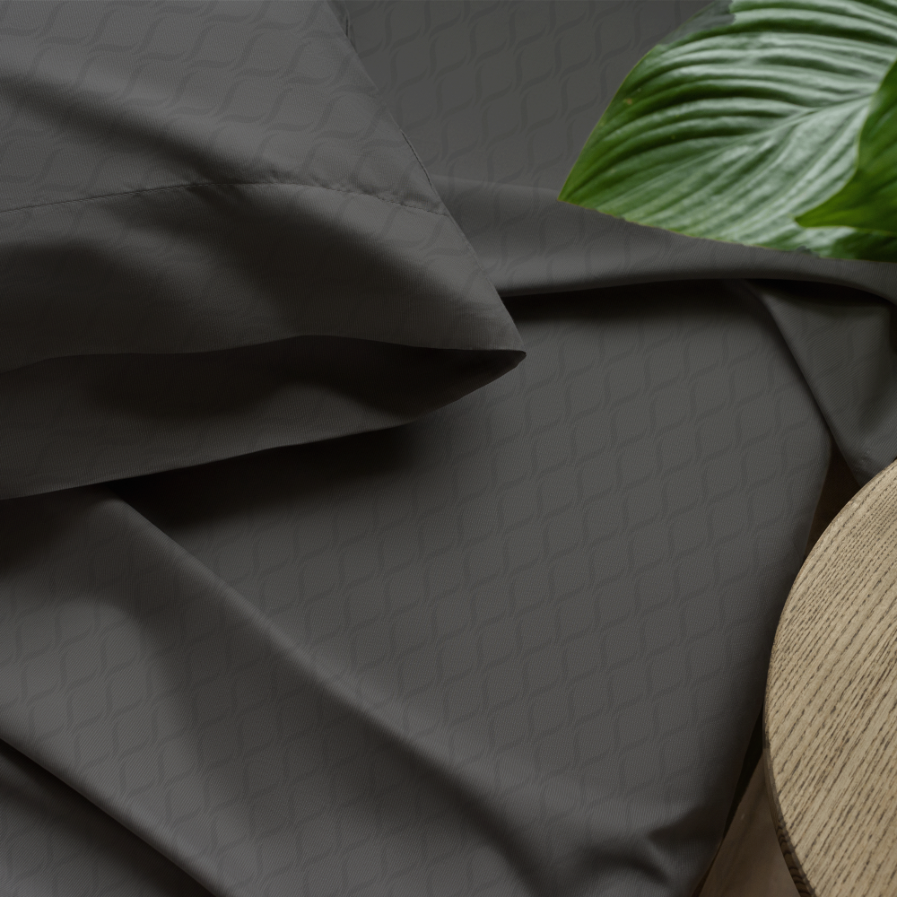 Xirotex Cool - QUEEN Continuous Cooling performance sheets, Smoke Pearl Gray