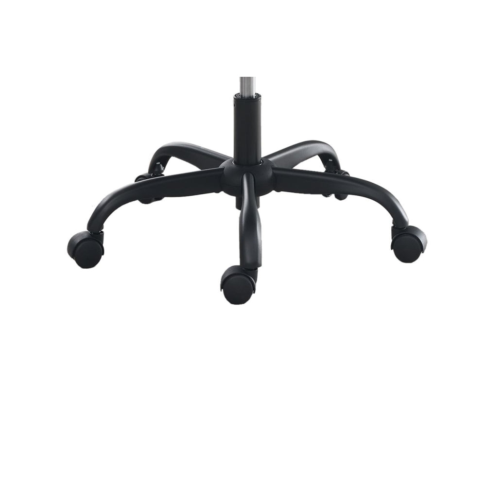 OFFICE CHAIR in Black Faux Leather