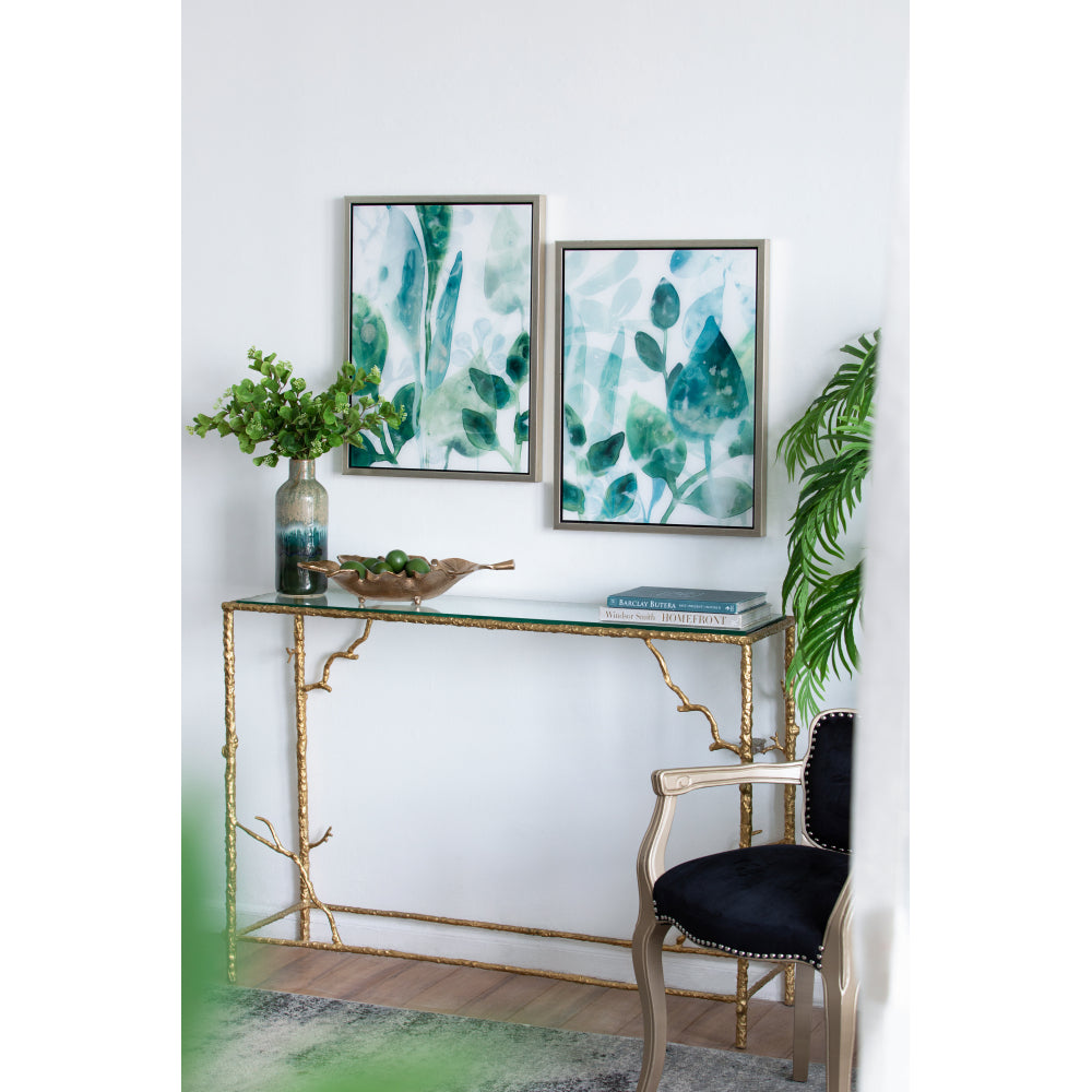 19" x 25.5" Framed Printed Acrylic Decorative Wall Art, Wall Decor for Living Room Bedrrom Entryway Office, Set of 2