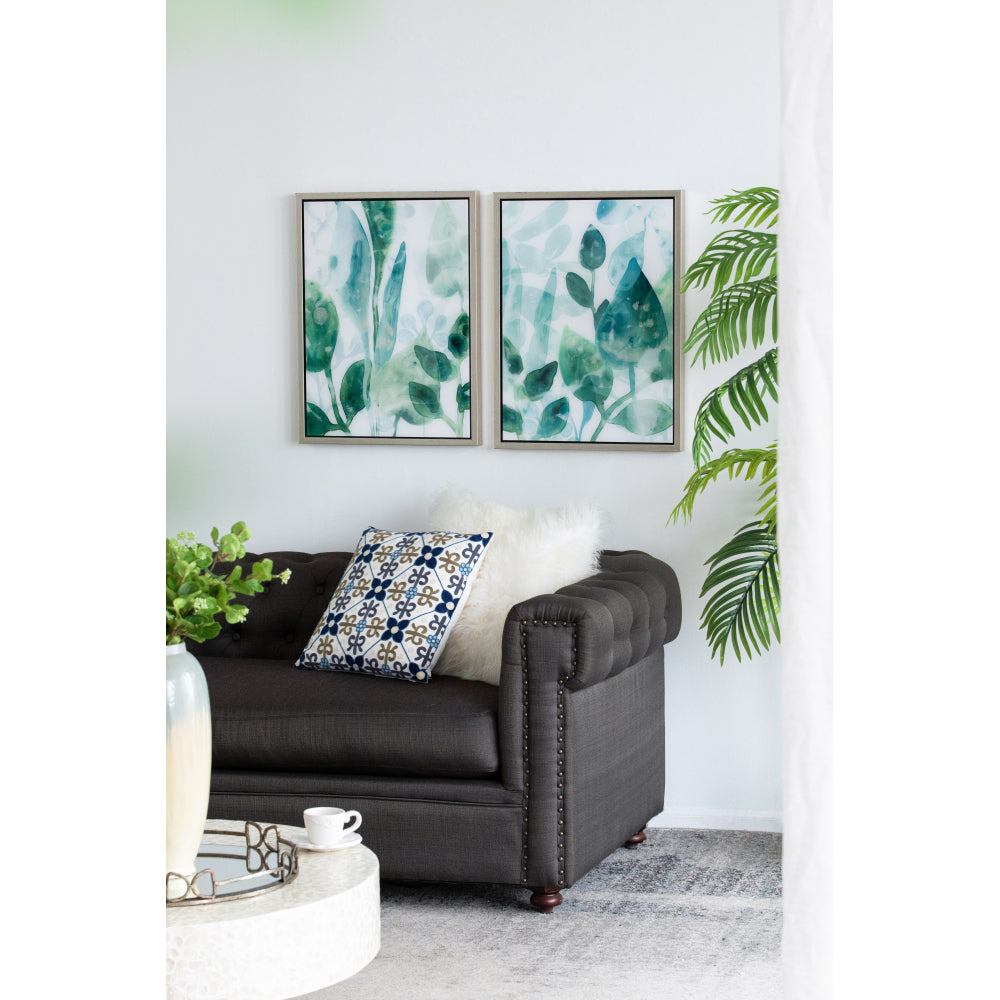 19" x 25.5" Framed Printed Acrylic Decorative Wall Art, Wall Decor for Living Room Bedrrom Entryway Office, Set of 2