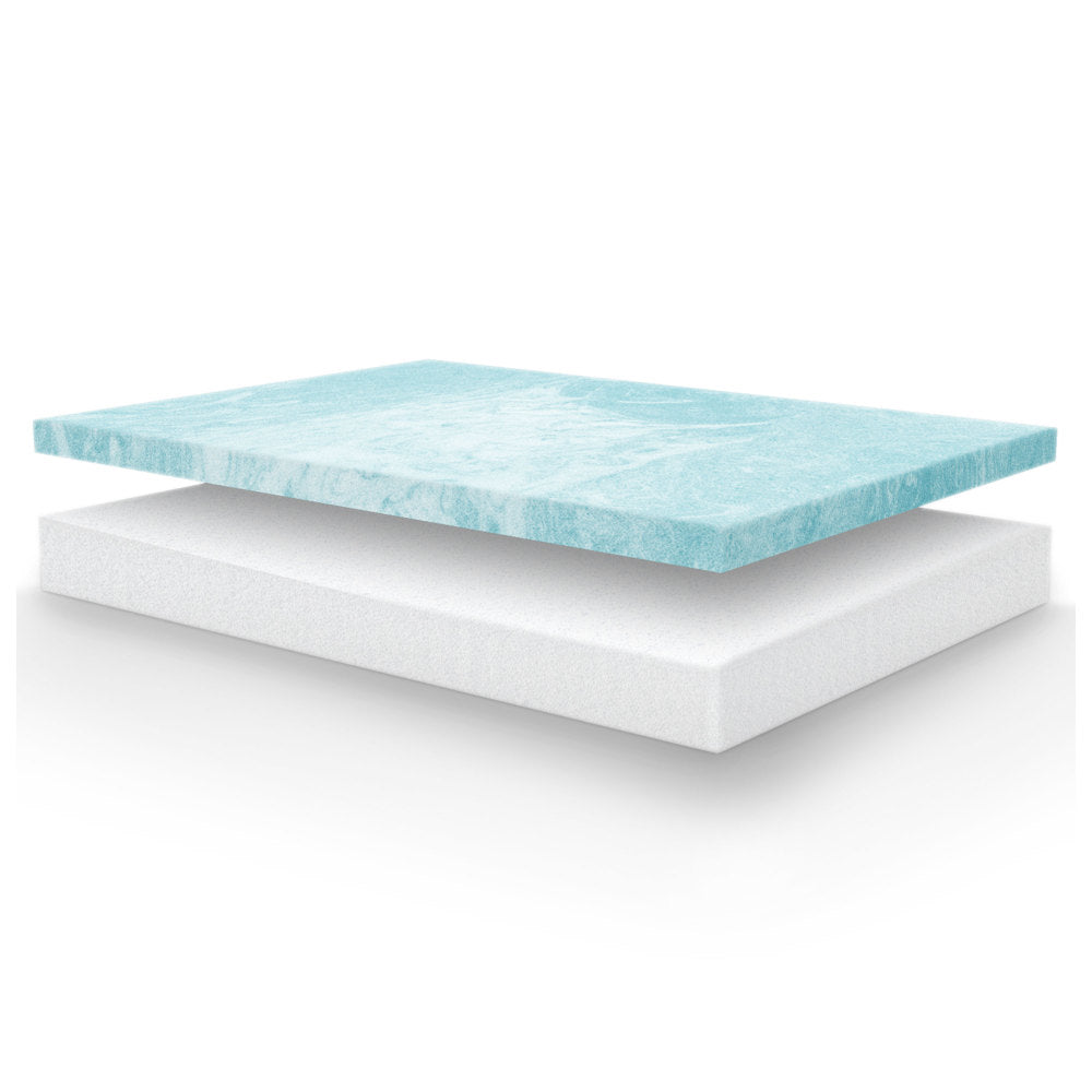 Vibe 8" Heather Grey Memory Foam Mattress (Ultra Small Package) - Queen
