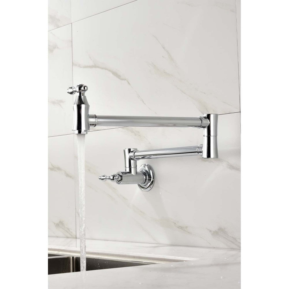 Wall Mount Folding Kitchen Pot Filler Faucet