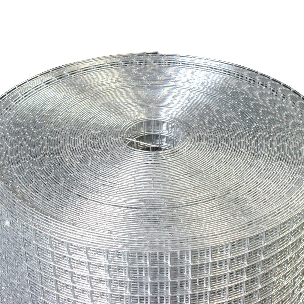 Hardware Cloth 1/2 inch 48in x 50ft 19 Gauge, Hot-dip Galvanized After Welding Chicken Wire Fence Roll Garden Plant Welded Metal Wire Fencing Roll, Rabbit Cages Snake Fence