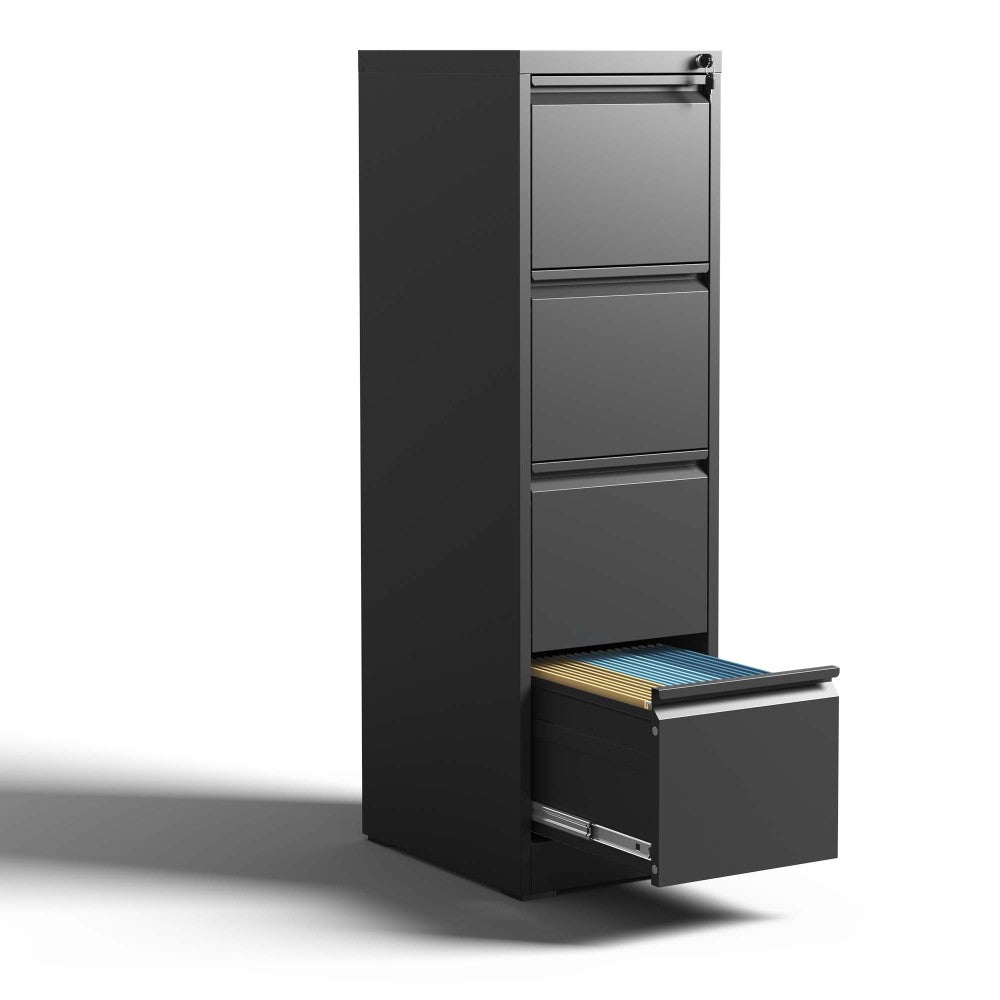 3 Drawer Mobile File Cabinet with Lock,Metal Filing Cabinets for Home Office Organizer Letters/Legal/A4,Fully Assembled,White