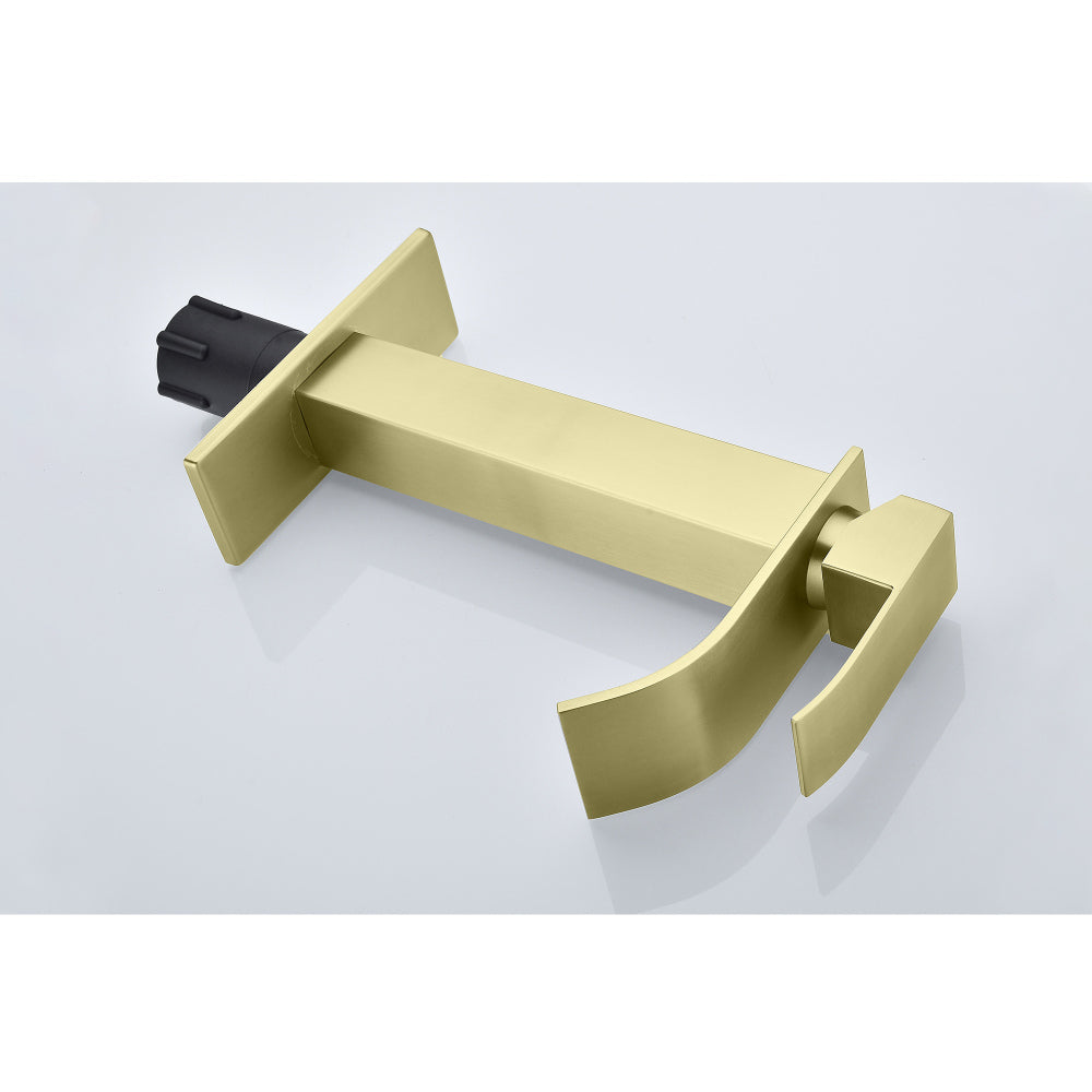 Waterfall Spout Single Handle Bathroom Sink Faucet