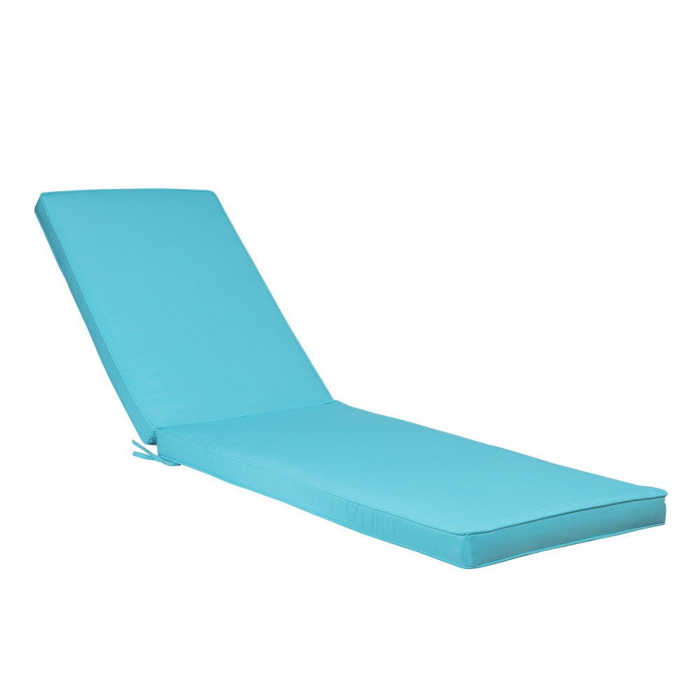 2PCS Set Outdoor Lounge Chair Cushion Replacement Patio Funiture Seat Cushion Chaise Lounge Cushion