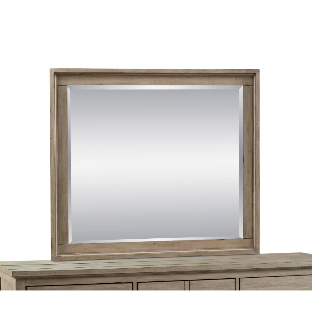 Mirror, No Assembly Required, Orchard Grey Finish