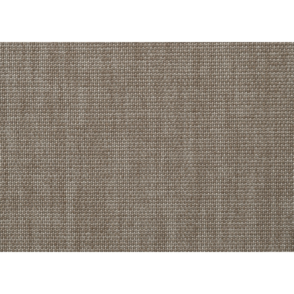 Breda Antique Gray Finish Upholstered Nailhead Bench