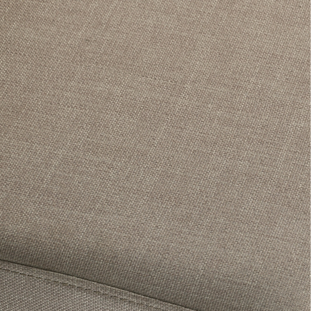 Breda Antique Gray Finish Upholstered Nailhead Bench