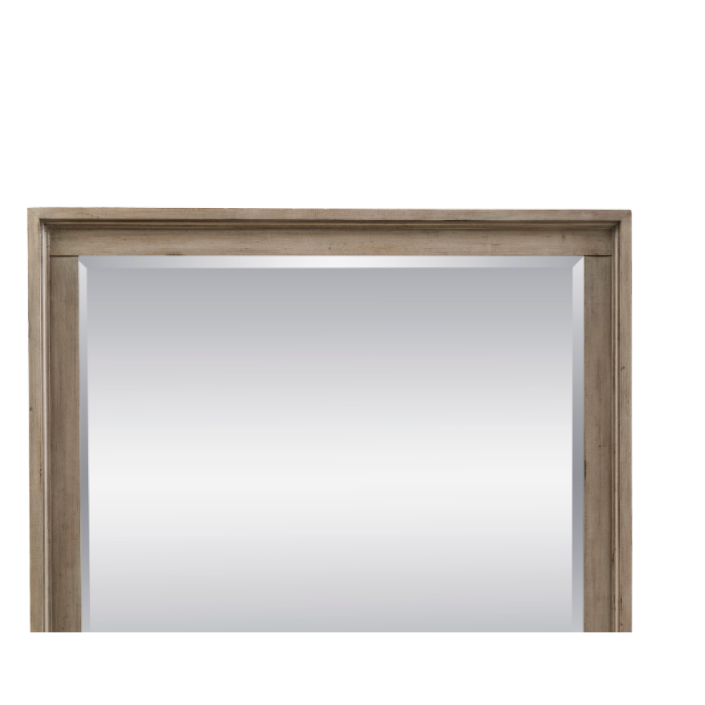 Mirror, No Assembly Required, Orchard Grey Finish