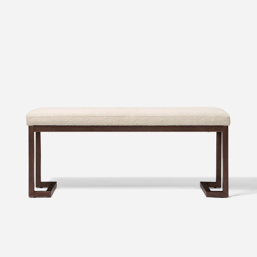 Normsman Pelican Bench - Pearl White