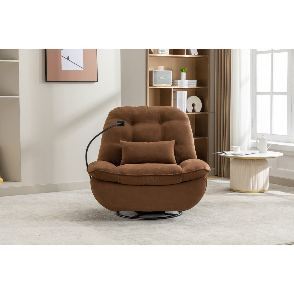 Power Recliner Swivel Glider USB Charger With Bluetooth Music Player Different Function Sleep Working Game and Leisure Model