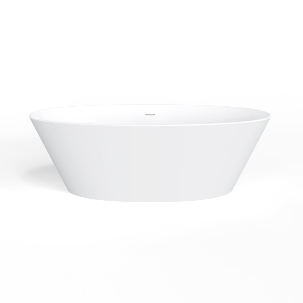 66.9 inch freestanding solid surface soaking bathtub for bathroom