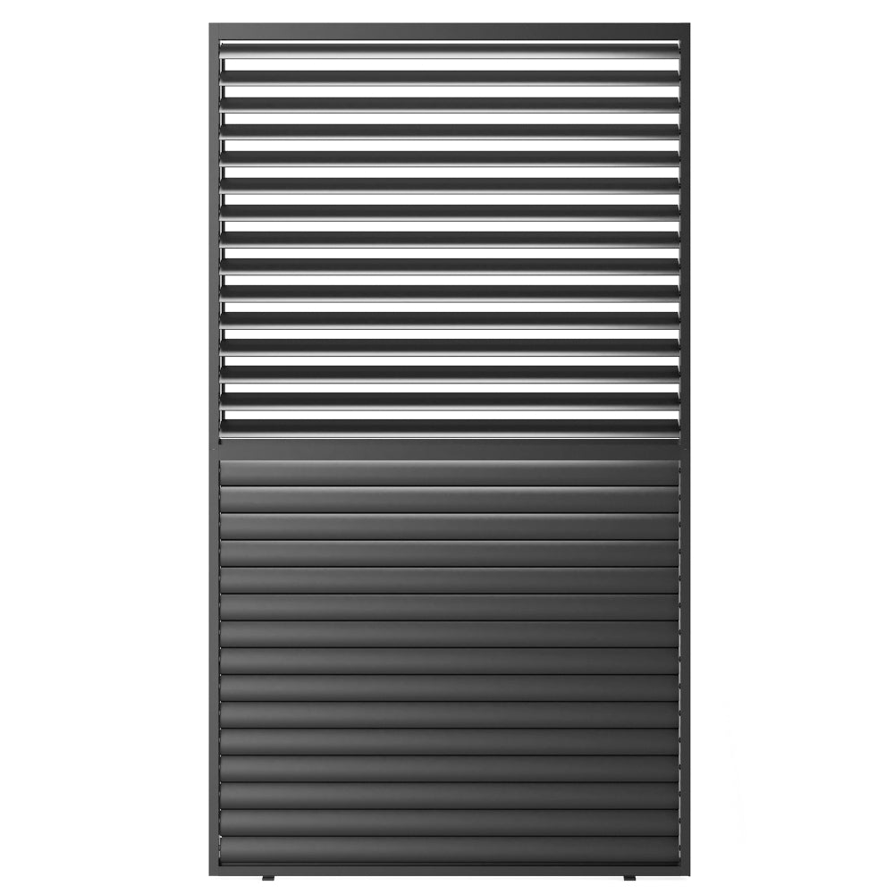 Louver Grille 1/3 10ft Aluminum Frame & Louvers