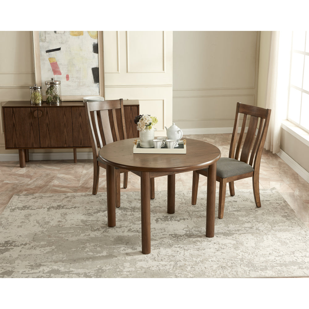 60" Rectangular Dining Table for 6 Person, Retro Kitchen Table, Wooden Dinner Room Table with Solid Wood Legs for Home Kitchen Restaurant Living Room, Ultra Easy to Assemble