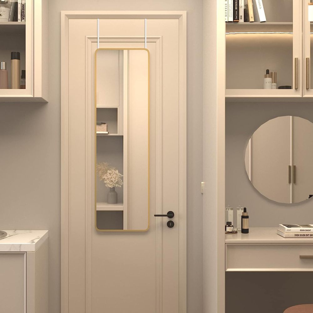 Black 47 x 14IN Door mirror.(W2203P182244)