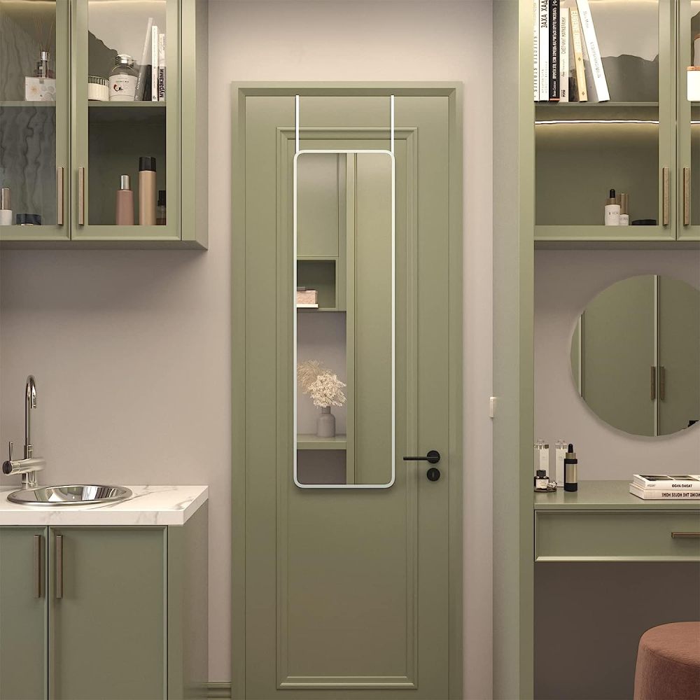 Black 47 x 14IN Door mirror.(W2203P182244)