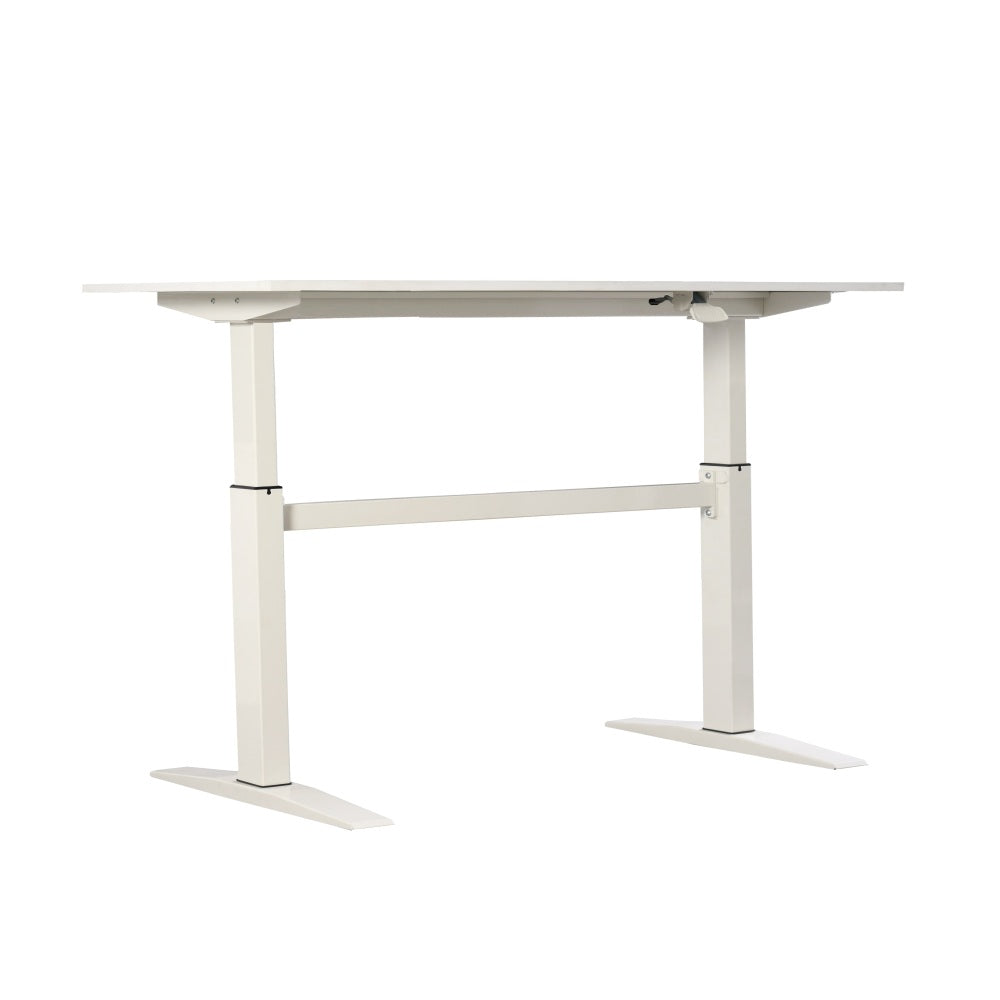 47" Tech Desk Standing and Adjustable Desk In White