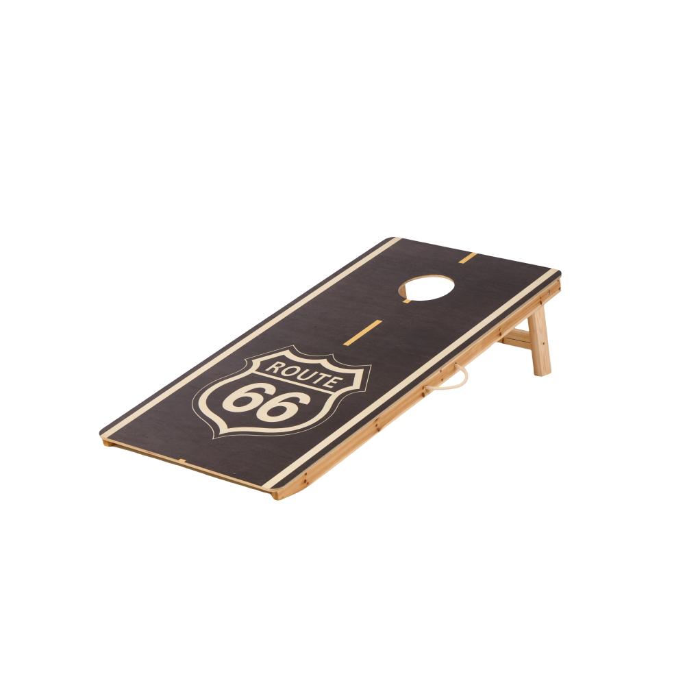 4x2 FT Large Size Cornhole Board Set of 2, Wooden Outdoor Game Board Set with 8 Bean Bags, Perfect for Lawn, Backyard, Beach, Park