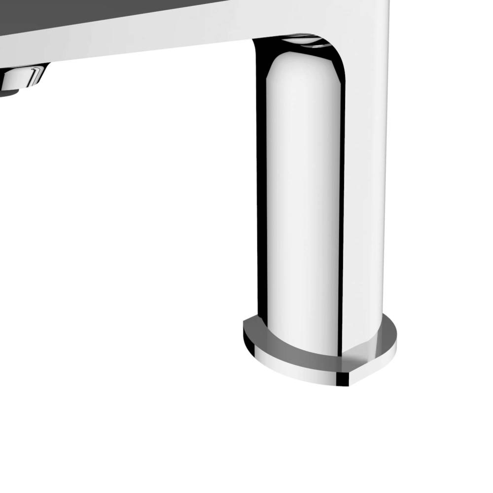 DAX Single Handle Bathroom Faucet Chrome Finish