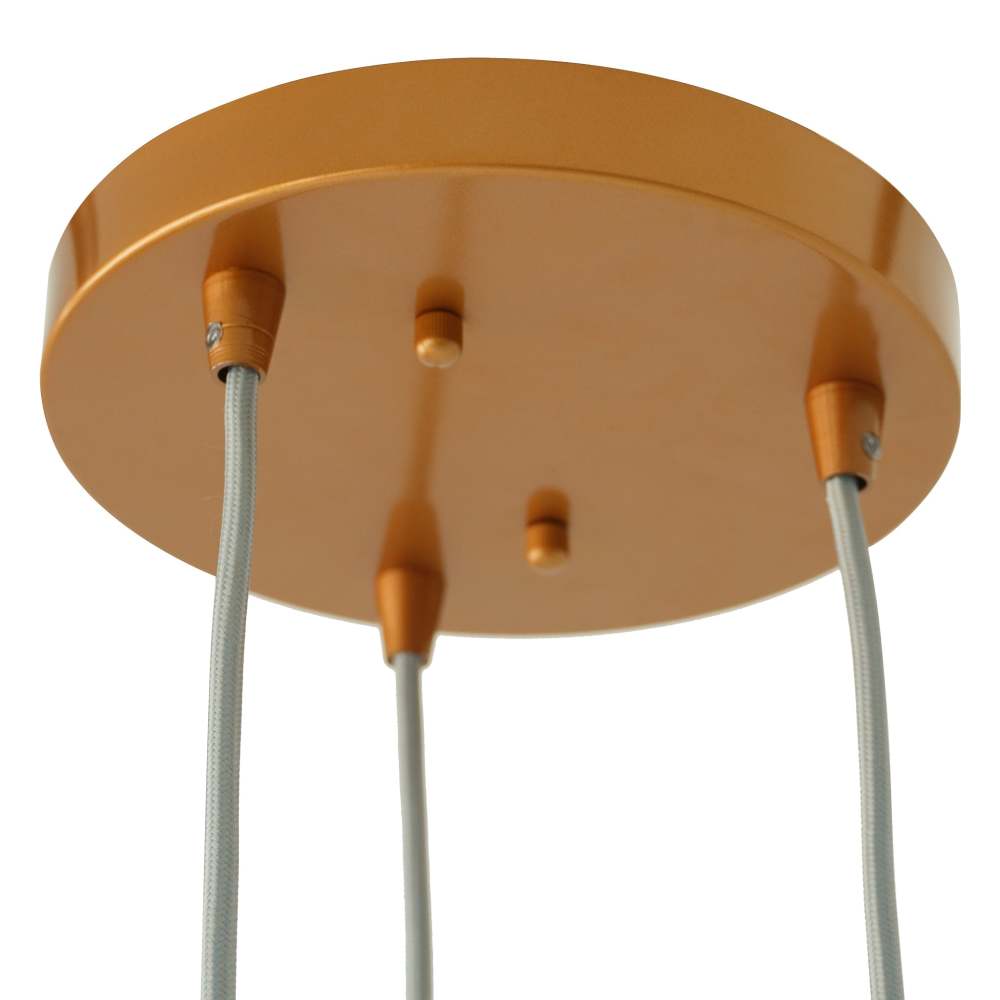 Warehouse Direct Sales New Design Personality Creative American Country Retro Ceiling Light Living Room Bedroom Reading Room Gala Pendant Lamp - Bronze and Clear 110-120V