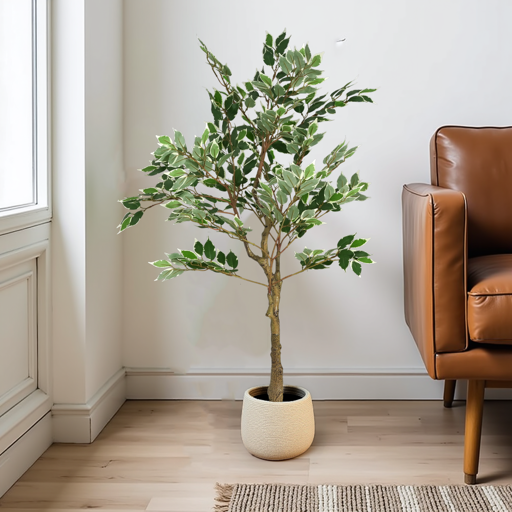 51" Artificial Ficus Tree With Pot