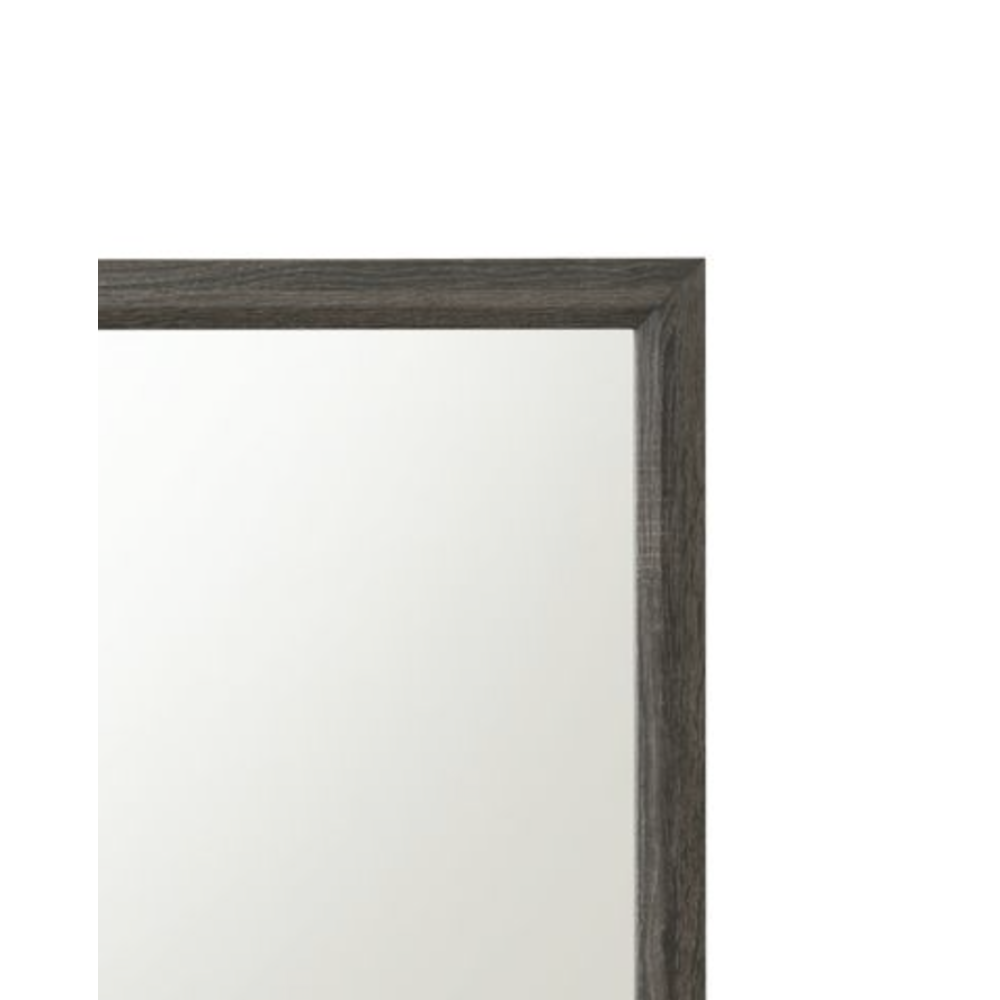 Valdemar Weathered Gray Finish Mirror