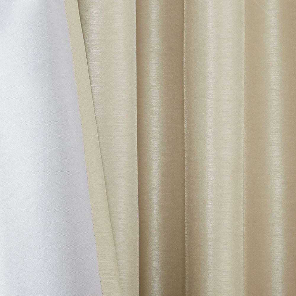 Twist Tab Total Blackout Window Curtain Panel Champagne 50x84" Blackout