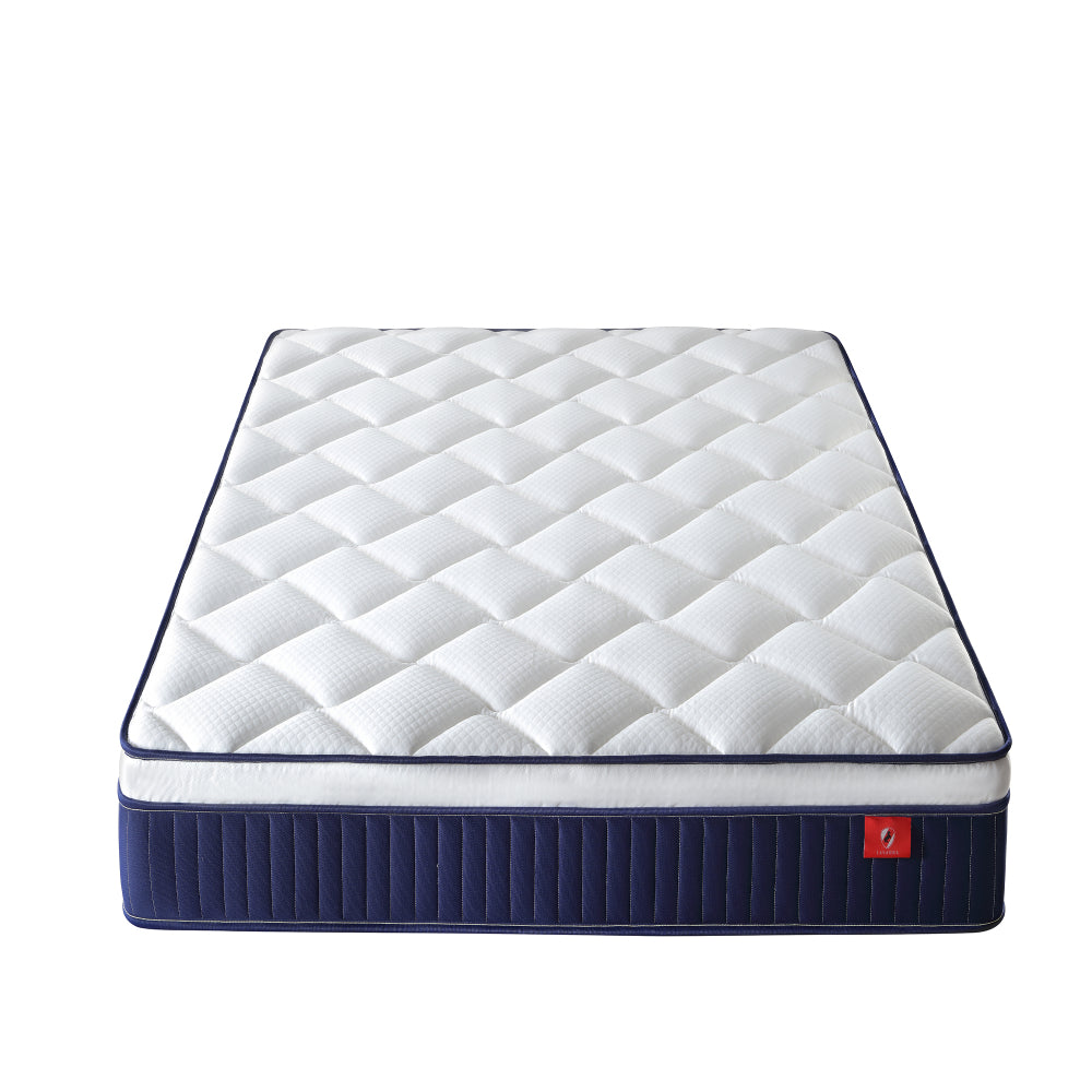 Alwyn Home Innerspring Mattress Medium Hybrid Mattress in a box With Certipur-US Certified Pocket Spring, Pressure Relief, and Motion Isolation