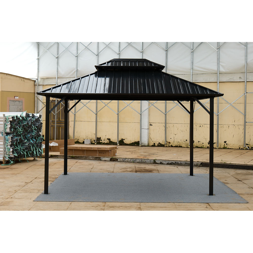 10*10 color steel tile double-roof pavilion gazebo
