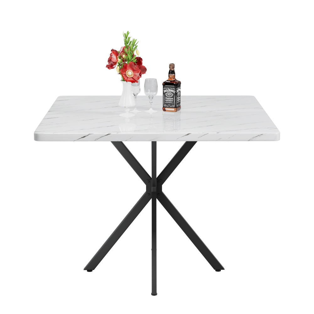 Dining Chairs Set of 4, Modern Kitchen Dining Room Chairs, Velvet Dining Chair Upholstered Cushion Seat and Sturdy Metal Legs