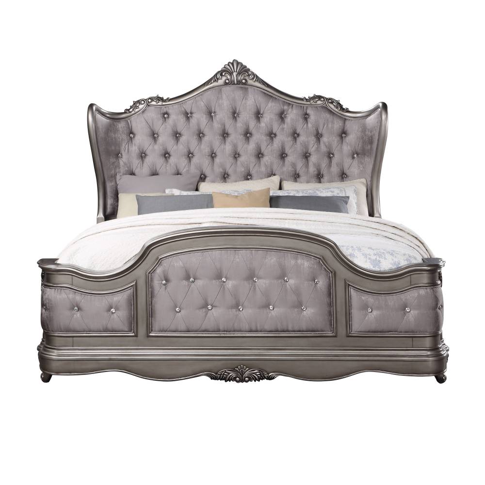 Ariadne Antique Platinum Finish Mirror