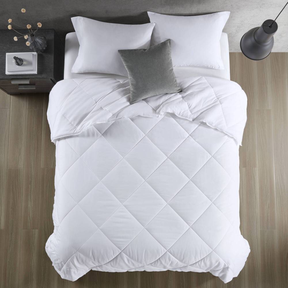 Oversized Down Alternative Comforter White Full/Queen