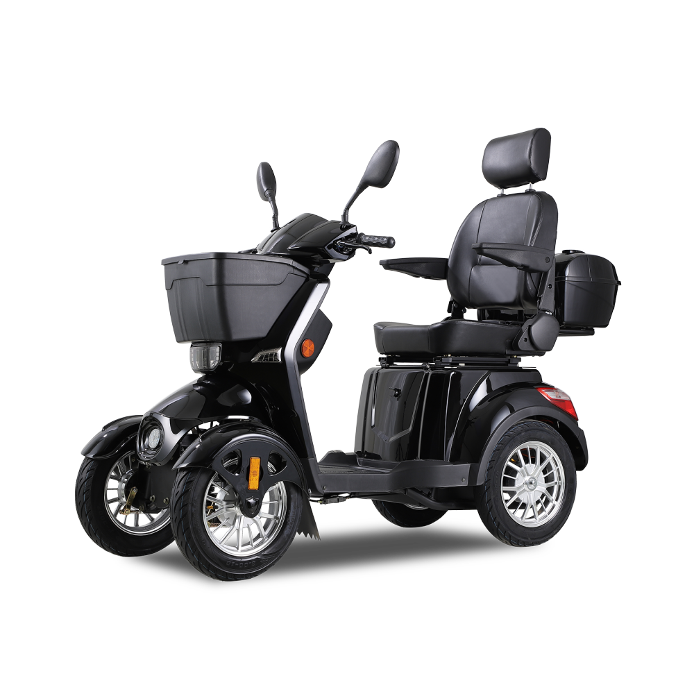 Mobility Scooters for Seniors  500lbs Capacity  800W All Terrain Electric Powered Mobility Cart   Heavy Duty Mobility Scooter