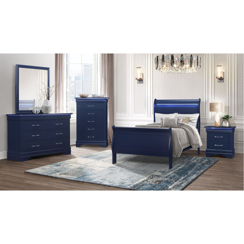 CHARLSTON BLUE MIRROR