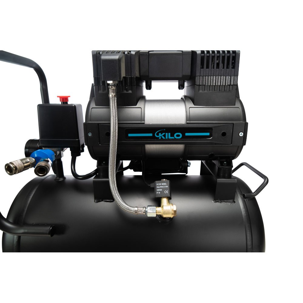 6.3 Gallon Oil Free Air Compressor, 1.0HP, Max.100 PSI Pressure, 60dB Ultra Quiet Compressor for Auto Repair, Tire Inflation, Spray Painting, Woodwork Nailing