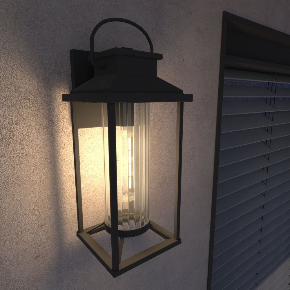 Outdoor Porch Lights, Textured Black Exterior Lighting Fixtures Wall Mount, Modern Outdoor Wall Sconce Lantern for House, Front Porch, Anti-Rust Waterproof Outdoor Garage Lights for Coach (2 pack)