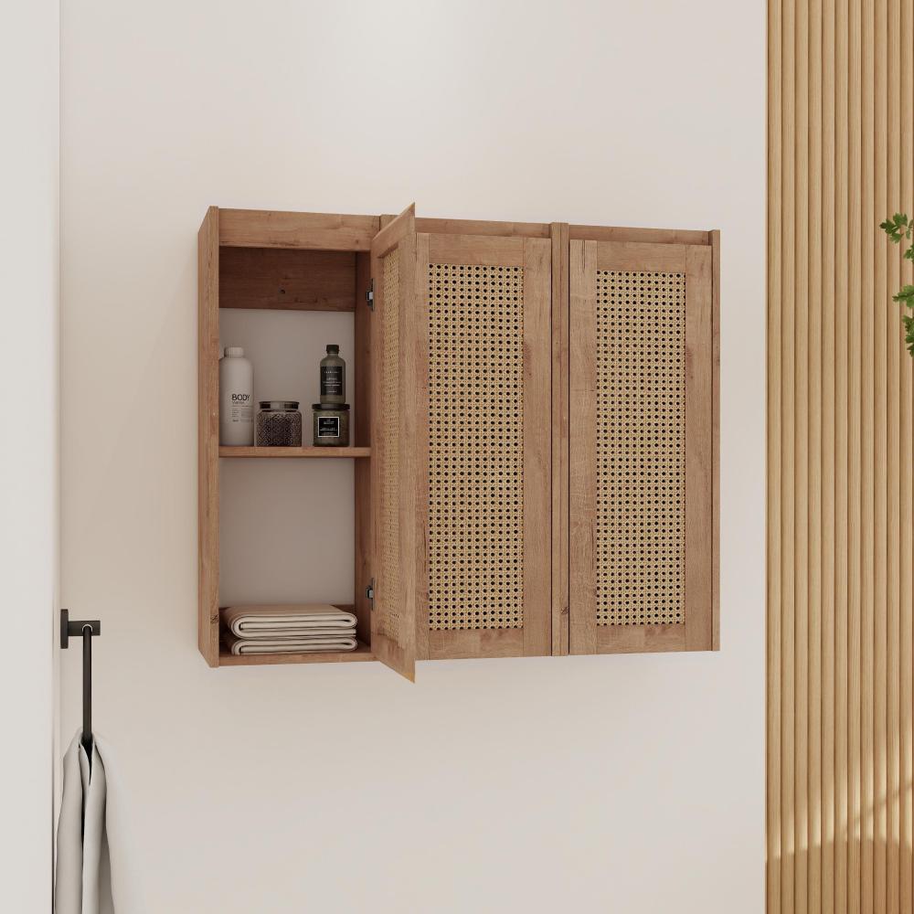 12" Bathroom Side Cabinet,Soft Close Doors,Float Mounting Design,(KD-Packing)