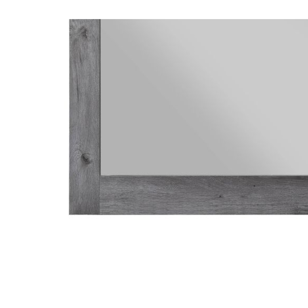 Vidalia Rustic Gray Oak Finish Mirror
