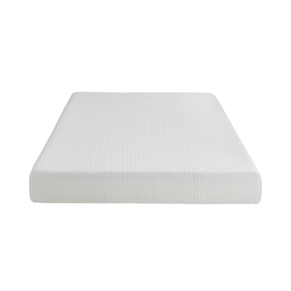 8-inch Full Size Bed Mattress Gel-Infused Memory Foam Mattress, Firm, White, Mattress in a Box