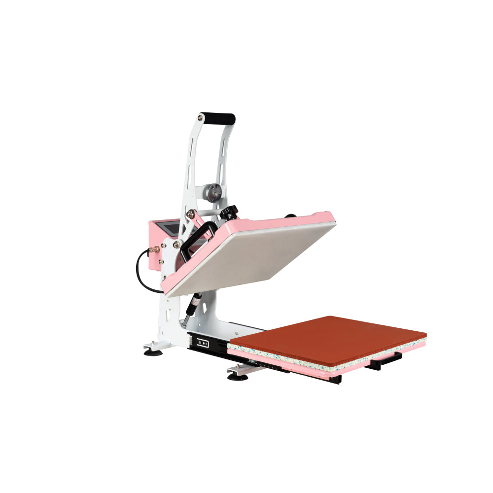 12x15 Semi-automatic Heat Press Machine With Auto Open and Slide-out base