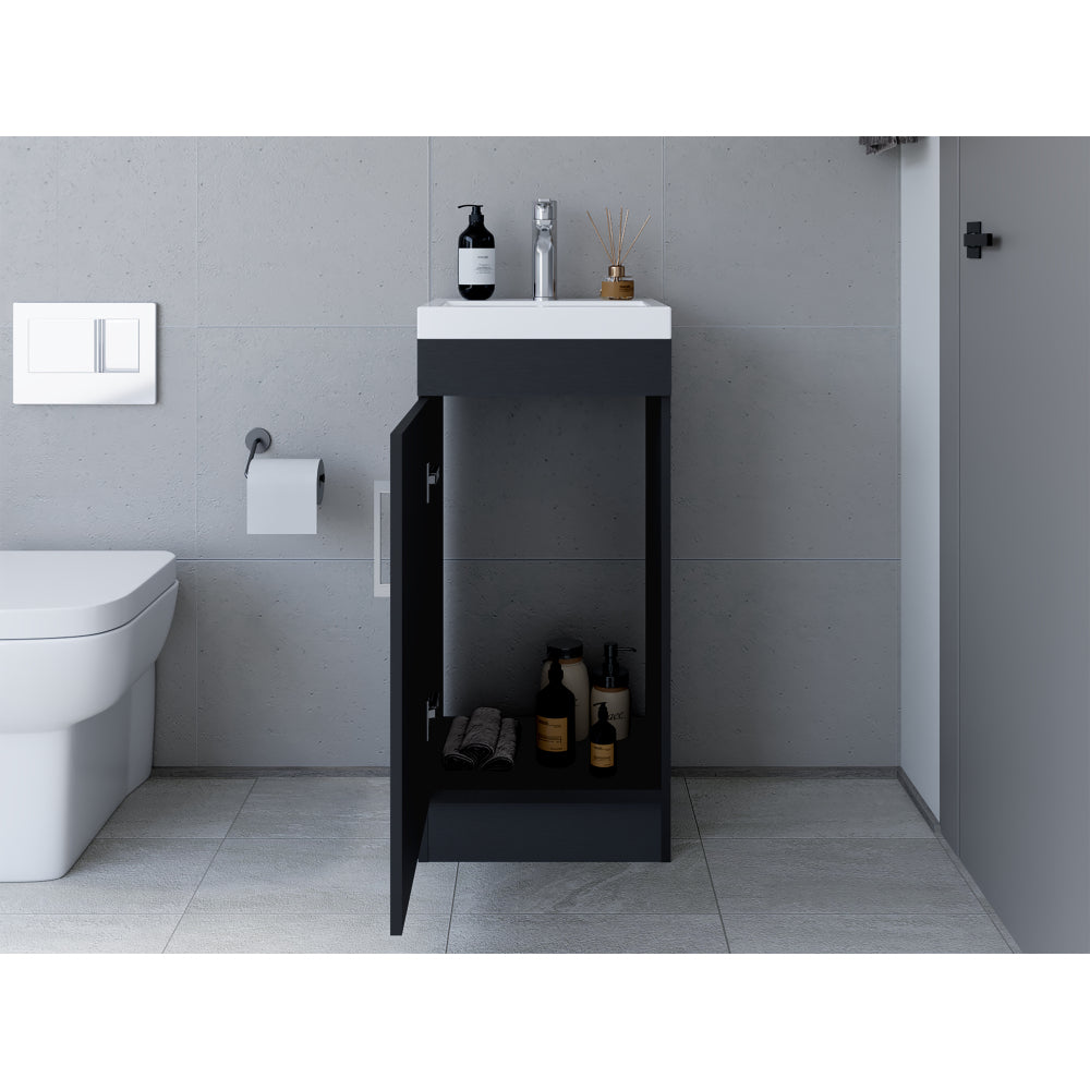Bathroom Vanity Sink Jozz, Bathroom, Black