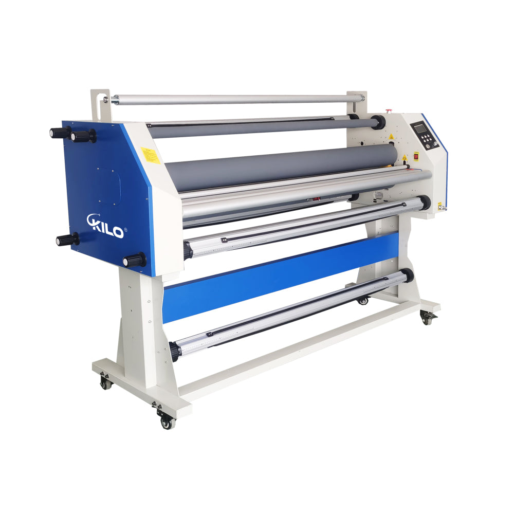 67" Full-Auto Wide Format Cold Laminator Machine Heat Assisted & Trimmer
