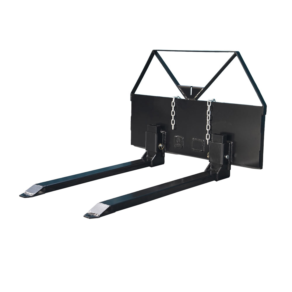 48" Economy Pallet Fork Skid Steer Quick Tach