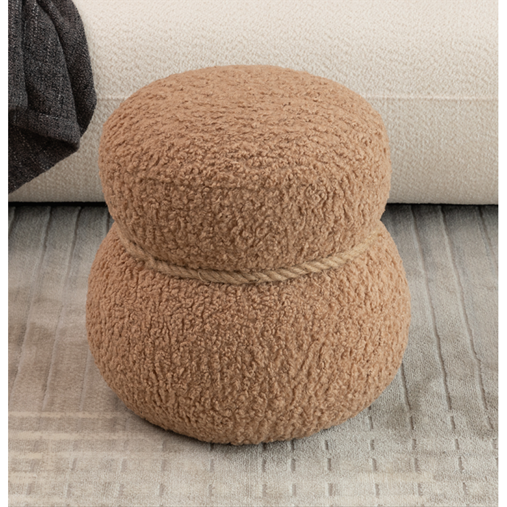 WKJ1Y Dark green snowman stool, seat body width 14.56 inches, round belly, playful cute, suitable for any space